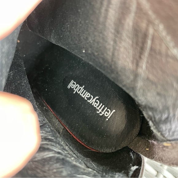 Jeffrey Campbell Chainge Satin Ankle Boots Size 9.5 - Picture 13 of 13